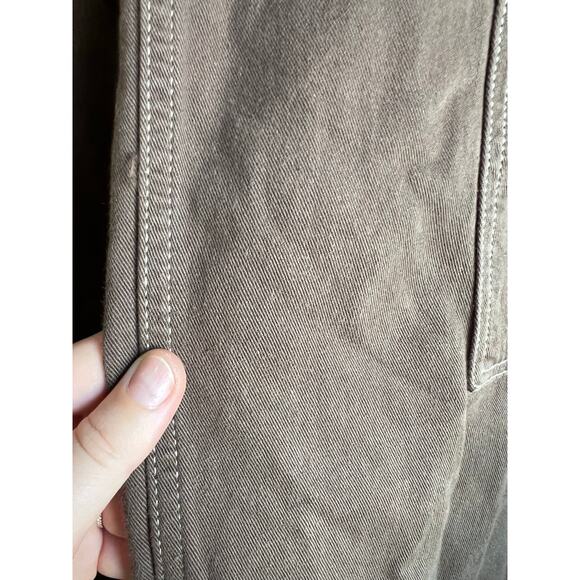 Reformation Rayne High Rise Utility Pants in Brown - Picture 8 of 11